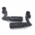 Smt-black Adjustable Highway Peg Mounting Kit Skull Zombie Footrest Compatible With V-star Roadstar Suzuki Boulevard Equipped