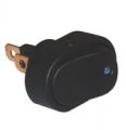 Spst Illuminated Blue Led Rocker Switch 12vdc 