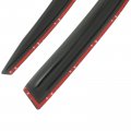 Ocpty Window Visors Fits For 2012-2015 Honda Civic Tape-on Rain Guards Side Wind Deflectors 4 Pieces 2pcs Front Rear