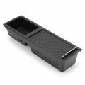 Qiilu Center Console Organizer Tray Armrest Drawer Storage Box 51167038323 Car Insert Interior Accessories For 3 Series E46