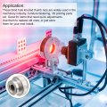 Uxcell Knurled Thumb Nuts 4pcs M6 X D16mm H14mm Carbon Steel Nut With Collar High Head Blind Hole For 3d Printer Parts