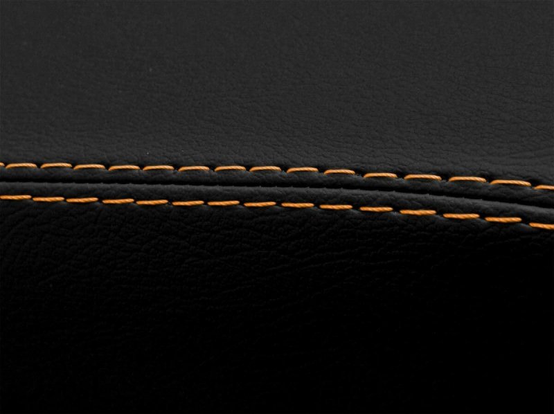 Autoguru Replacemet For Pvc Leather Console Lid Armrest Cover Orange Stitch Ford Explorer 1995-2001