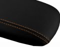 Autoguru Replacemet For Pvc Leather Console Lid Armrest Cover Orange Stitch Ford Explorer 1995-2001