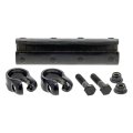 Tie Rod End Adjusting Sleeve For 1999 2004 Ford F 250 Super Duty Steel Black Medium Thread Counterclockwise Left Female 1 And 2 