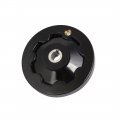 Uxcell 10mmx80mm Revolving Handle Lathe Hand Wheel Machinery Tool Black