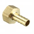 Uxcell Brass Barb Hose Fitting Connector Adapter 10mm Barbed X 1 2 Pt Female Pipe 2pcs