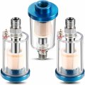 3 Pcs Compressed Air Filter Water Oil Separator 1 4 Inch Npt Inlet And Outletbrush Moisture For Air Line Compressor Fitting 90 