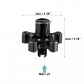 X Autohaux 8mm Brake Clutch Levers Cable Wire Adjuster Screw Bolt M8x1 25 Aluminum Alloy For Motorcycle Atv Utv Bike Black
