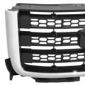 Gm1200633 Factory Style Front Bumper Grill Grille Assembly With Chrome Frame Compatible Gmc Sierra 2500hd 3500hd 2011-2014