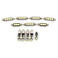 X Autohaux 12pcs Canbus White Car Interior Dome Map Reading Led Lights Cargo Area Bulbs Kit For Audi A3 S3 8p 2006-2011