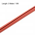 Uxcell Edge Trim Seal Red Pvc Plastic U Channel Protector Fits 3 64 5 10 Feet Length