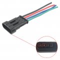 Carbhub 5 Sets 4 Pin Connector Waterproof With Male And Female Way 16 Awg Wire Fit For Motorcycle Scooter Car Truck Quad Bike