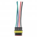 Carbhub 5 Sets 4 Pin Connector Waterproof With Male And Female Way 16 Awg Wire Fit For Motorcycle Scooter Car Truck Quad Bike