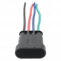 Carbhub 5 Sets 4 Pin Connector Waterproof With Male And Female Way 16 Awg Wire Fit For Motorcycle Scooter Car Truck Quad Bike