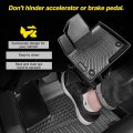 Cartist Floor Mats Compatible With Hyundai Santa Fe 2013-2018 All Weather 2 Row Carpet Protection 3d Tpe Odorless