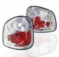 Tail Brake Lights Rear Lamps Chrome For 2001-2003 Ford F-150 Flareside 
