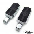 Httmt Mt216-106 Pa004x2 Chrome Skull Rubber Footpeg Compatible With Road Star Warrior 2002-2009 Front