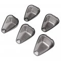 Mallofusa 5 Pcs Smoke Black Cab Roof Marker Light Lens Covers For Ford E150-e450 F250-550 Super Duty Truck