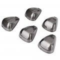 Mallofusa 5 Pcs Smoke Black Cab Roof Marker Light Lens Covers For Ford E150-e450 F250-550 Super Duty Truck