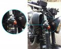 Motorcycle Modified Turn Signal Light Mount Brackets Indicator Bracket Clamp Black