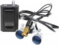 Oubo Portable Waist 5w Led Headlight Headlamp Filter With 3 5x-420mm Hanging Style Binocular Loupes Aluminum Box Black