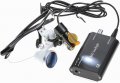 Oubo Portable Waist 5w Led Headlight Headlamp Filter With 3 5x-420mm Hanging Style Binocular Loupes Aluminum Box Black