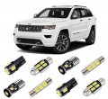 White Interior Led Lights Kit For Jeep Grand Cherokee 2011 2020 Super Bright 6000k Bulbs With License Plate And Install Tool 15