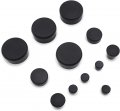 Black Fairing Frame Plugs For 2007 2008 Suzuki Gsxr 1000 Gsx R1000 Motorcycle Rubber Cover Bolt Set 12 Pieces 