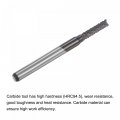 Uxcell End Mill Cnc Router Bits 2 4mm X 12mm 1 8 Shank Diamond Film Coated Carbide Engraving Bit Milling Cutter Right Hand For
