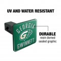 Georgia Gwinnett College Grizzlies Logo Tow Trailer Hitch Cover Plug Insert 1 4 Inch 25