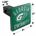 Georgia Gwinnett College Grizzlies Logo Tow Trailer Hitch Cover Plug Insert 1 4 Inch 25