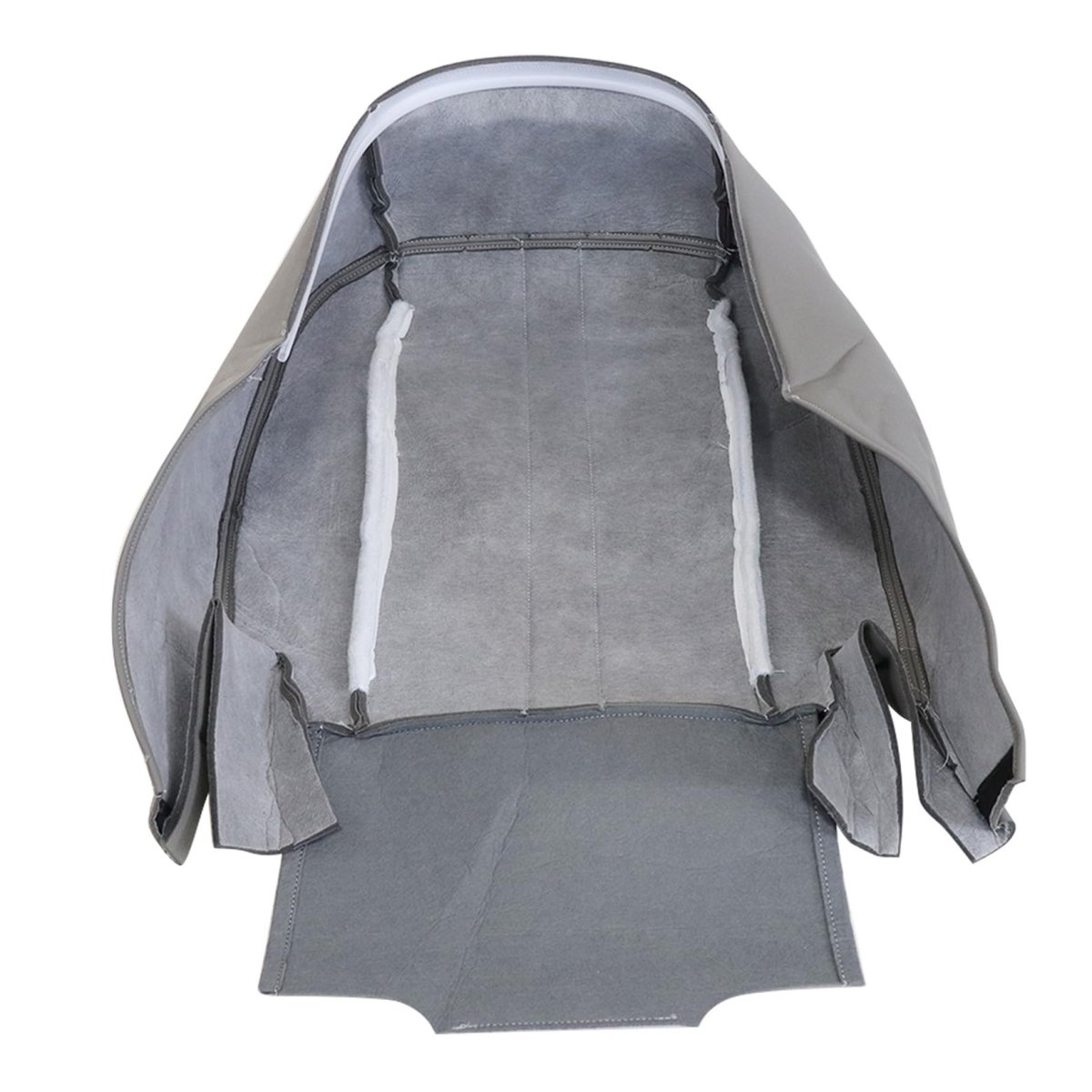 Seat Cover Microfiber Leather And Foam Cushion For Chevy Express Gmc Savana Van 2003 To 2014 Driver Or Passenger Side Bottom