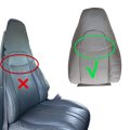 Seat Cover Microfiber Leather And Foam Cushion For Chevy Express Gmc Savana Van 2003 To 2014 Driver Or Passenger Side Bottom 