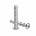 30 Pieces 1 4-20 X 5 In Hex Button Head Socket Cap Bolts 304 Stainless Steel 18-8 Full Thread Silver Tone 