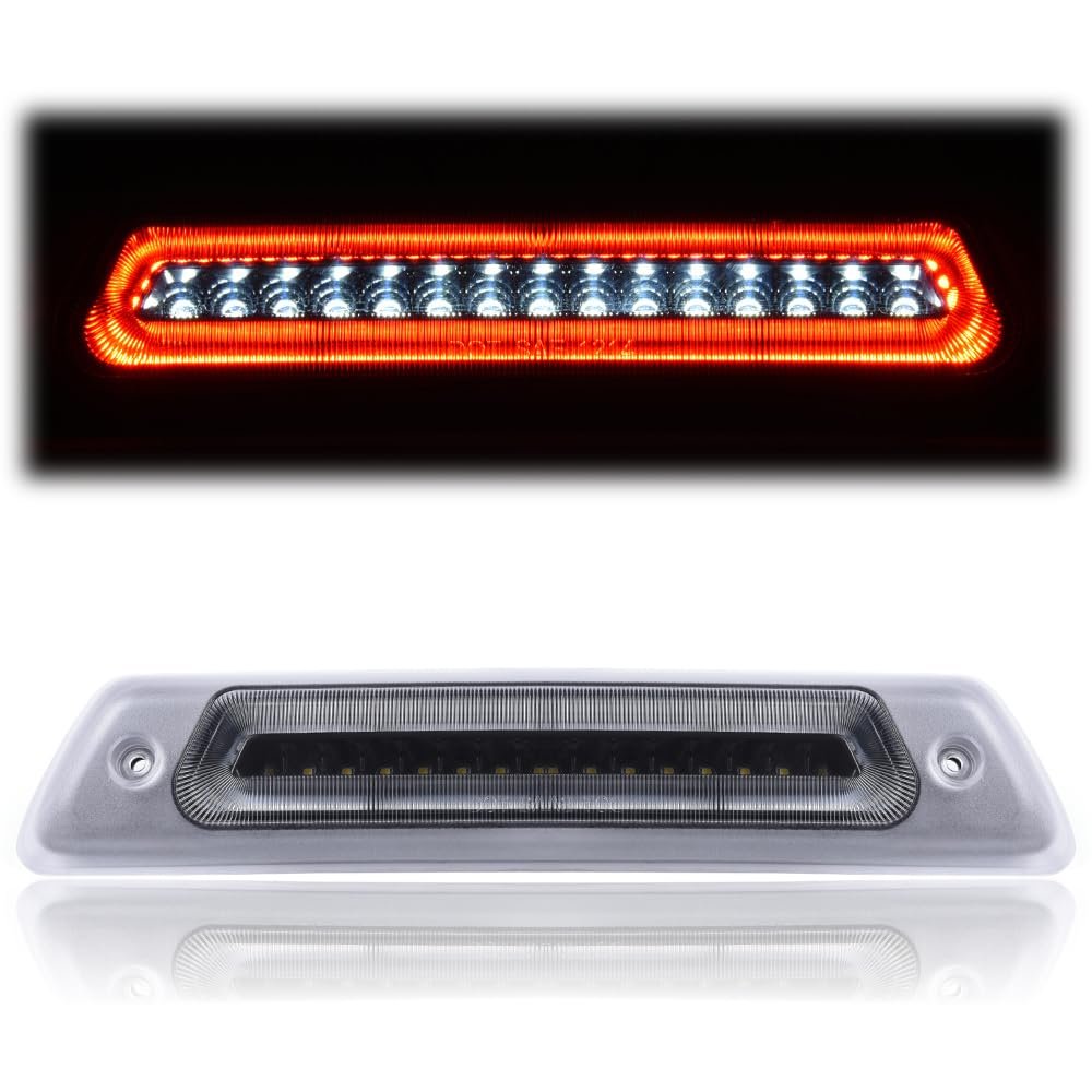 Led 3rd Brake Light For Ford F150 2009 2014 High Mount Rear Cargo Tail Lamp Clear Lens Black Housing Waterproof Assembly