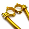 Httmt- Cnc 55mm Gold Riser Clip Ons 22mm 7 8 Handle Bar For 2014-2019 R Nine T Inverted Fork P N Gzsp-sp-011-y2