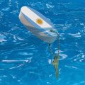 Graphics More Argentina Country Flag Floating Keychain Oval Foam Fishing Boat Buoy Key Float
