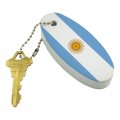 Graphics More Argentina Country Flag Floating Keychain Oval Foam Fishing Boat Buoy Key Float