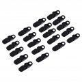 Awning Clips Tarpaulin And Clamps Black Plastic 20pcs Outdoor Camping Tarp Tighten Tool Alligator Clip Clamp Snap