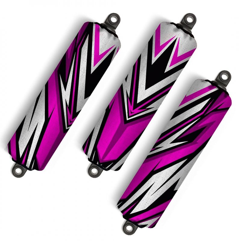 Vps Shock Cover For Can Am Bombardier Ds 250 Ds250 Set Of 3 Magenta Color Nd09