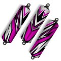 Vps Shock Cover For Can Am Bombardier Ds 250 Ds250 Set Of 3 Magenta Color Nd09 