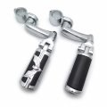 Smt Motorcycle Chrome 360 Adjustable Peg Mounting Kit Eagle Hawk Style Footrest For V-star Roadstar Suzuki Boulevard Equipped