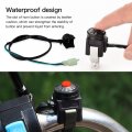 Motorcycle Kill Switch With Red Push Button And Plug Fit For Most Dirt Bike Pit Atv Quad