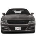 Dodge Charger R T 3d Logo On Pattern Brushed Aluminum License Plate Official Licensed