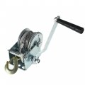 Waltyotur 800lbs Heavy Duty Hand Winch Crank Strap Gear With 8m Steel Wire Manual Operated Ratchet Atv Boat Trailer Marine