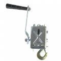 Waltyotur 800lbs Heavy Duty Hand Winch Crank Strap Gear With 8m Steel Wire Manual Operated Ratchet Atv Boat Trailer Marine