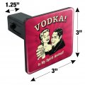 Vodka Is My Spirit Animal Funny Humor Tow Trailer Hitch Cover Plug Insert