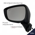 Spieg Driver Side Mirror Replacement For Mazda Cx-5 2015-2016 Power Heated Blind Spot Monitoring Led Turn Signal Ptm 7pin Left