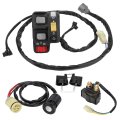 Handlebar Key Starter Relay Switch Kit For Honda Rancher 350 Es Trx350fe Trx350te Electric Shift 2006 35200-hn5-n12 