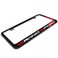 Ipick Image For Red Stripes Real Carbon Fiber License Plate Frame Chevrolet Corvette C6 Grand Sport